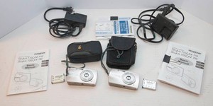 Olympus Stylus 710 All-Weather Digital Cameras  Set of 2 with Accessories