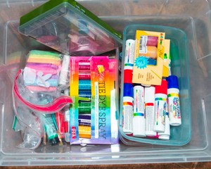 Art & Craft Supply Lot  Chalk, Tie Dye, Glass Chalk & More