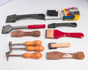 Scraper Tool Lot  Assorted Refinishing & Woodworking Scrapers