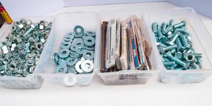 Huge Hardware Lot  Nails, Nuts, Bolts, Washers & More