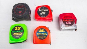 Tape Measure Lot  Set of 5