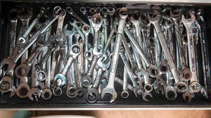 Large Wrench Lot  Huge Assortment of Sizes & Styles