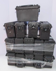 Hyper Tough Ammo Can Lot  Set of 15 Storage Containers