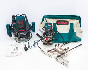 Bosch Router Lot  Plunge Router, Colt Palm Router & Accessories