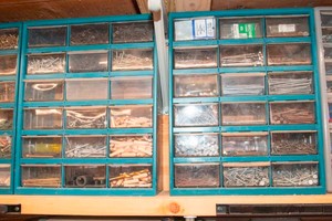 Fastener Assortment & Wall-Mounted Organizer Bins #2