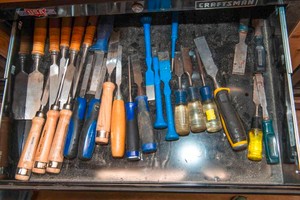 Assorted Chisel Lot  Various Sizes & Styles