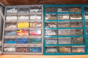 Fastener Assortment & Wall-Mounted Organizer Bins #3