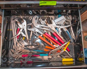 Assorted Pliers Lot  Channel Locks & Vise-Grip Style Tools