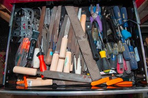 Assorted Screwdrivers & Files Lot  Mixed Hand Tools