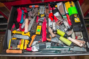 Utility Scrapers & Utility Knife Lot  Large Assortment