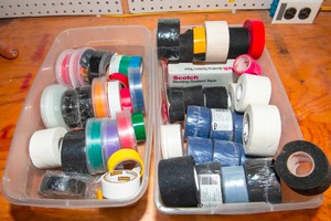Assorted Tape  Fabric, Electrical & More