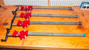 Pipe Clamp Lot  Set of 4 (24 Length)