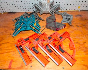 90-Degree Angle Clamp Lot  Corner Clamps for Woodworking & Assembly