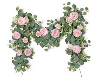 Artificial Rose Vine Flower Garland Set - Brand New