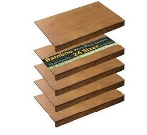 Gashell Bamboo Wire Shelf Covers 4pk 40 x 16   $171.99 Retail - Brand New