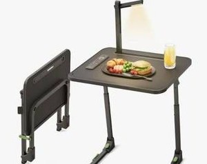 SAIJI Adjustable Folding TV Tray Table $159.99 Retail - Brand New