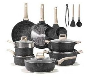 CAROTE 21-Piece Cookware Set $129.99 Retail - Brand New