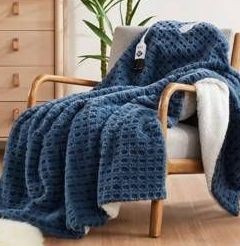 Heated Throw Blanket Retail 50 x 60 $69.99 - Brand New