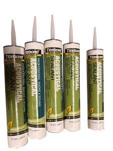 17 New Titebond GreenChoice Acoustical Sealant Tubes - 28 oz. Smoke & Sound Sealant