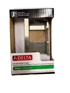 NEW Delta Vero Collection Double Robe Hook Retails for $59