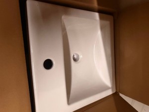 American Standard Studio Carre Countertop Bathroom Sink  White  Model 0642001.020