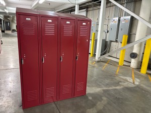 Four (4) Bay 60 Tall x 48 x 12 Deep Wide Locker Unit