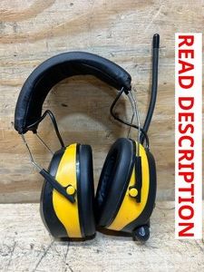Klutch Hearing Protection Earmuffs with 25dB NRR, Wireless Connectivity and AMFM