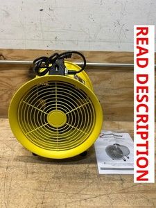 Strongway 12in. Utility Blower, 1977 CFM, 317W, 2450 RPM, 2 Speeds