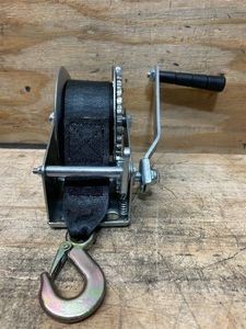 Ultra-Tow Single-Speed Hand Winch with Strap, 1000-Lb. Load Capacity