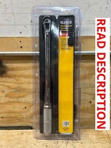 Klutch Mechanical Torque Wrench, 38in. Drive, 10 100 ft.lbs.