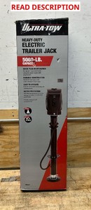 Ultra-Tow A-Frame Electric Trailer Tongue Jack, 5000-Lb. Capacity, 12 Volts