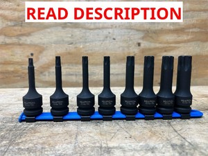 Klutch 8-Pc. Impact Star Bit Set