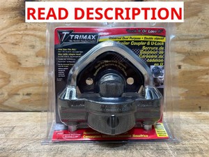 Trimax Deluxe Universal Dual-Purpose Trailer Coupler Lock with an Integrated U-Lock Feature, Model# UMAX50D