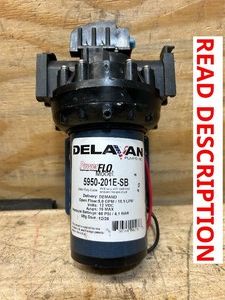 Delavan Pumps Demand Style Diaphragm Sprayer Pump, 5 GPM, 12 Volts, Model# 5950-201E-SB #6053171 MSRP $180
