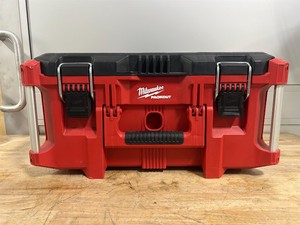 Milwaukee PACKOUT 22 in. Modular Large Portable Tool Box BlackRed MSRP $94.97