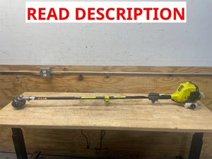 RYOBI 25 cc 2-Stroke Attachment Capable Full Crank Straight Gas Shaft String Trimmer,(read description) MSRP $278