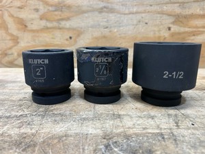 KLUTCH 2IN. Socket lot of 3