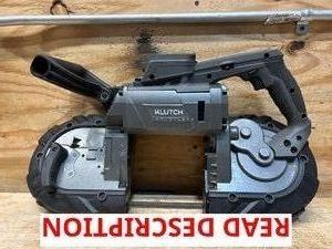 Klutch Band Saw, KLiQ 20V, 5in. x 5in. Deep Cut Capacity, 472 SFM, Brushless, Cordless, Bare Tool, Tool-Free Blade Change, Variable Speed, Portable Metal & PVC Cutting, LED Worklight tool only #6111490 Msrp $179.99