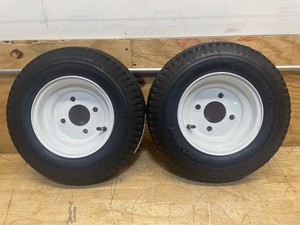 Kenda Loadstar 8in. Bias-Ply Trailer Tire and Wheel Assembly, 480-8, 4-Hole, Load Range C, Model# DM408C-4IN MSRP $90