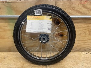 Marathon Tires Pneumatic Tire On Steel Spoked Wheel, 12in. Bore, 16 x 1.75 MSRP $30
