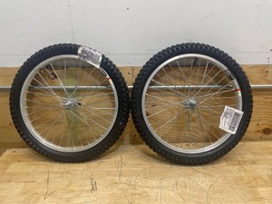 Ironton 20in. Pneumatic Spoked Wheel (please note one of these has a hole in the tube) MSRP $80