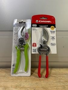 Lot of 2 differently branded pruners MSRP $35