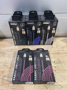 Trend Logic branded 6-foot fabric USB-C MSRP $87.89 (lot of 11)