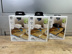 TrendZone 45W GaN Charger combo MSRP $55.93 (lot of 7)