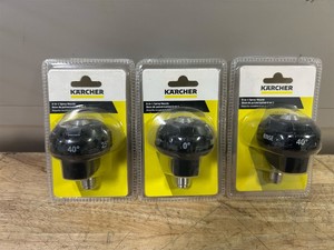 Universal 6-in-1 Pressure Washer Nozzle for Gas & Electric Power Pressure Washers - 4000 PSI - Quick-Connect MSRP $126 (lot of 3)