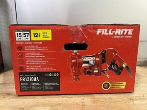 Fill-Rite 12V DC Fuel Transfer Pump, 15 GPM, Pump Only, Model# FR1204H MSRP $332.99 (untested sold as is)