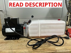 NorTrac Auto Hoist AC Power Unit, 115V, 1 GPM, 2900 PSI, Vertical Mount MSRP $499.99 (read description )