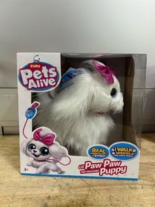 Pets Alive Lil Paw Paw The Interactive Walk & Waggle Plush Toy Puppy by ZURU MSRP $34