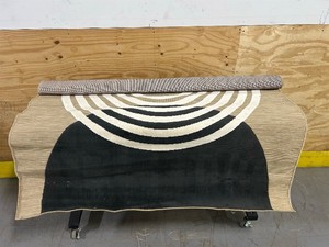 Campion Charcoal 5 ft. x 7 ft. Geometric IndoorOutdoor Area Rug MSRP $81