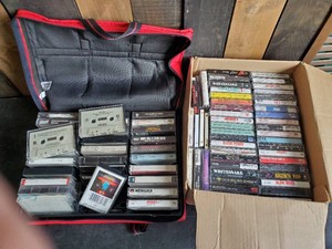Vintage cassette Tapes of various artists, Metallica, Journey, Boston 38 special and so much more